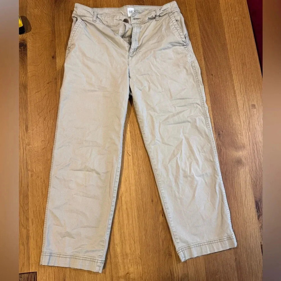 Gap Girlfriend Khaki brown Size 12 - Picture 1 of 3